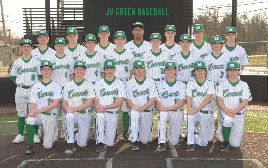 JV Green Baseball Team